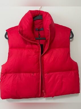 Red Puffer Vest